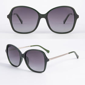 2022 New trendy large-frame sunglasses protect against UV rays Big face show thin