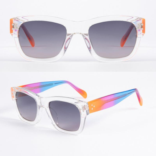 2022 Personalized color transparent frame sunglasses