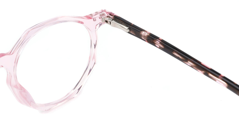 FG1341--Clear Pink Tortoise