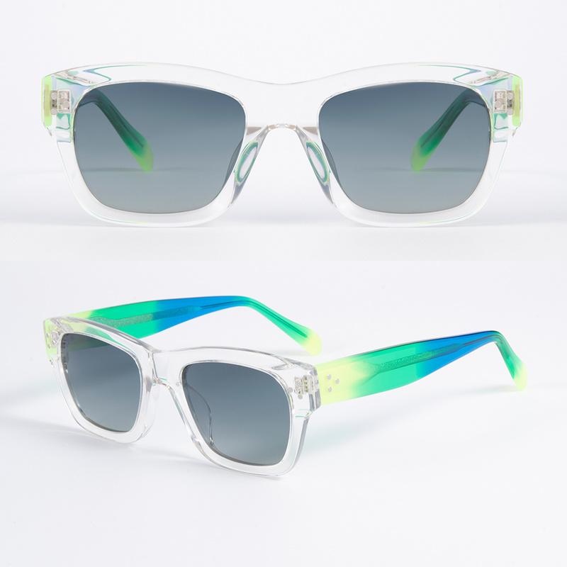 2022 Personalized color transparent frame sunglasses