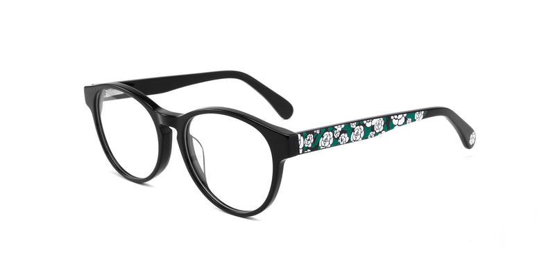 FG1224--Black Floral