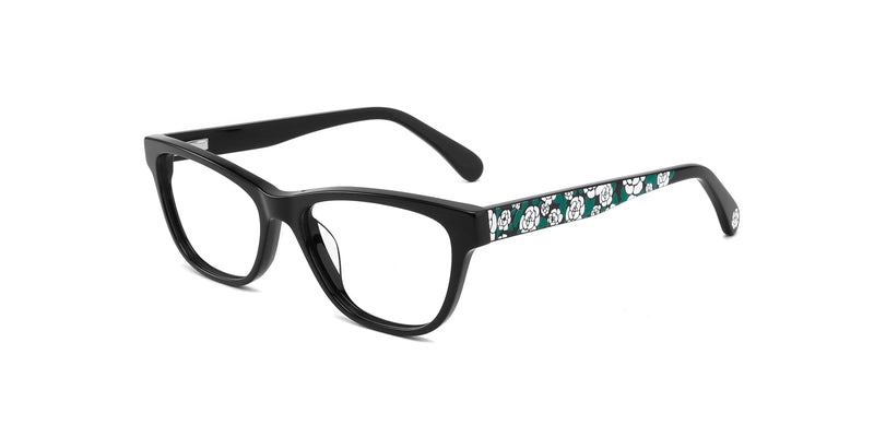 FG1223--Black Floral