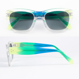 2022 Personalized color transparent frame sunglasses