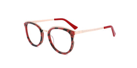 Chilling--Red Floral