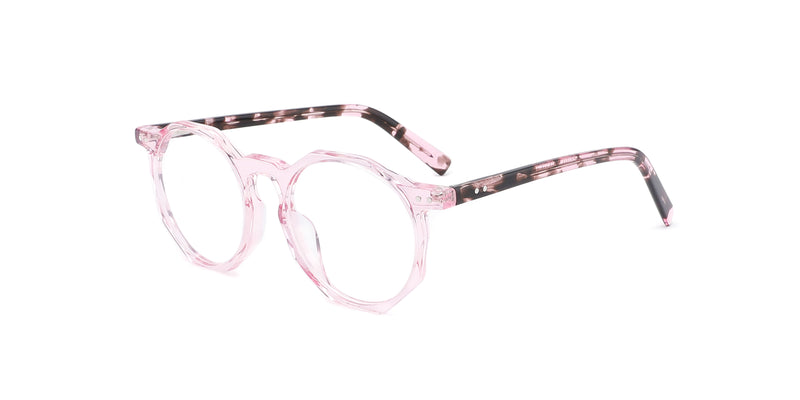 FG1341--Clear Pink Tortoise