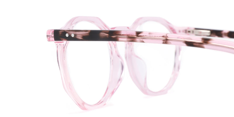 FG1341--Clear Pink Tortoise