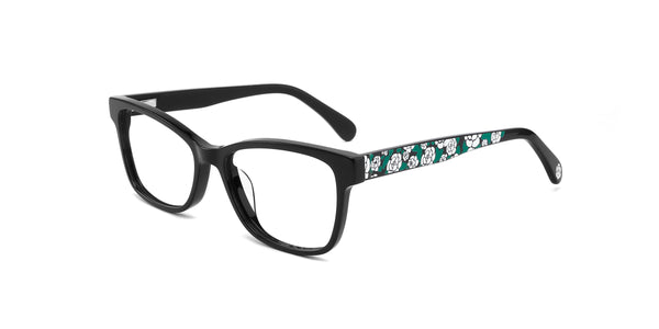 FG1222--Black Floral