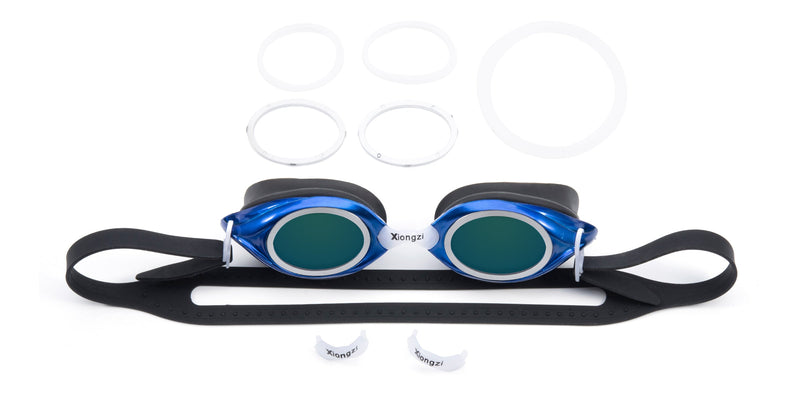 Swim Goggles  Colorful--Blue