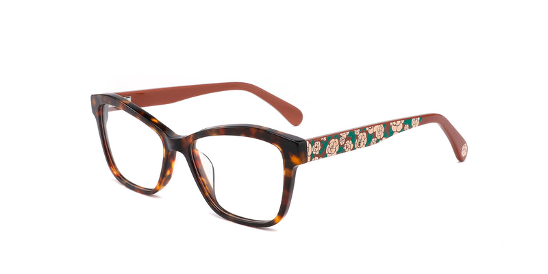 FG1225--Brown Tortoise Floral
