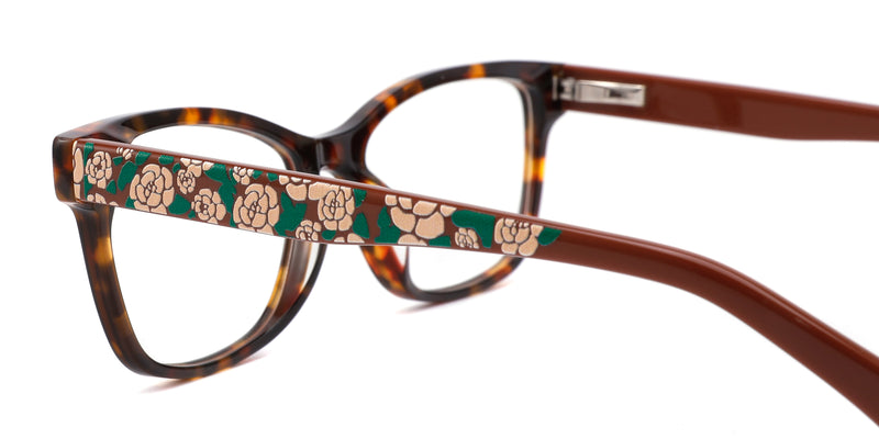 FG1222--Brown Tortoise Floral