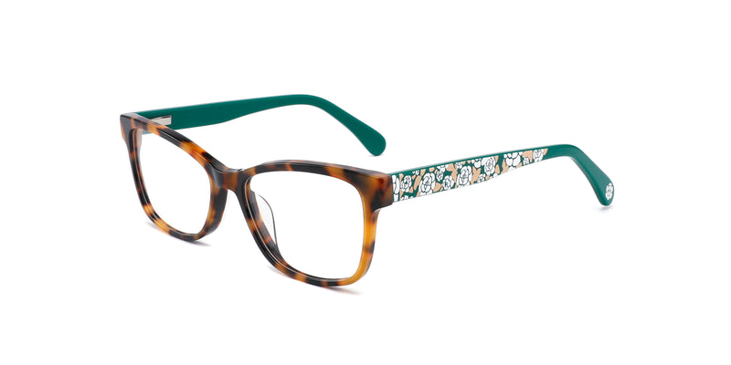 FG1222--Green Tortoise Floral