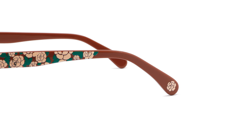 FG1225--Brown Tortoise Floral