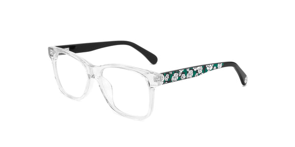 FG1221--Clear White Tortoise Floral