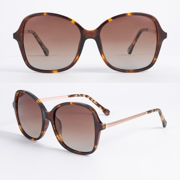 2022 New trendy large-frame sunglasses protect against UV rays Big face show thin