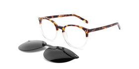 Esplanade Clip-On--Brown Tortoise