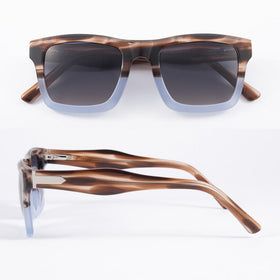 The new 2022 patchwork sunglasses protect against uv rays