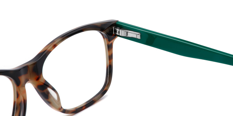 FG1221--Clear White Tortoise Floral