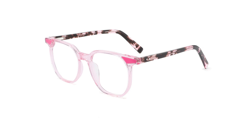 FG1343--Clear Pink Tortoise