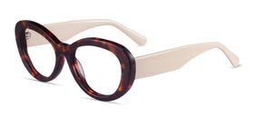 Dahlia--Tortoise & Cream