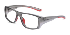 Buff--Clear Gray Red