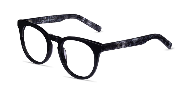 Lush--Black Floral