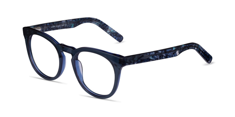 Lush--Cear Blue Floral