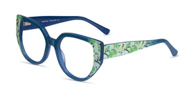 Dianthus--Blue Floral