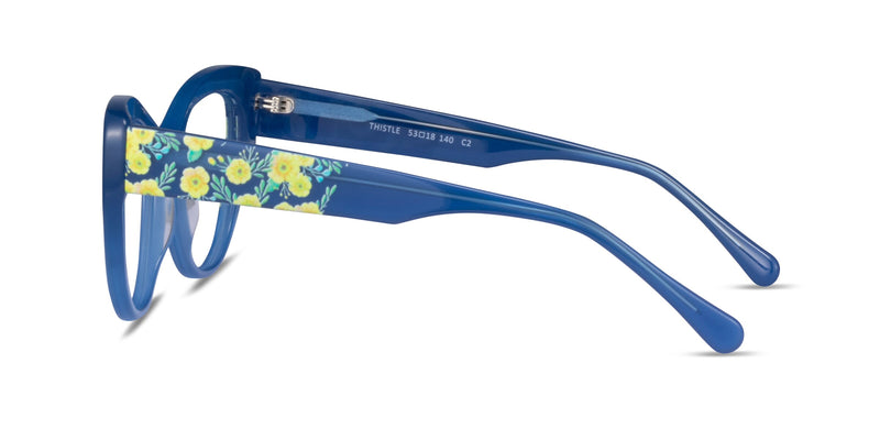 Thistle--Blue Floral