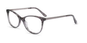 Cat's Meow--Gray Floral