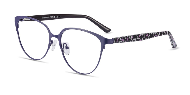 Marigold--Purple & Leopard