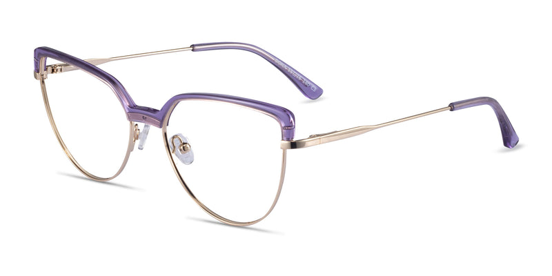 Dona--Clear Purple & Gold