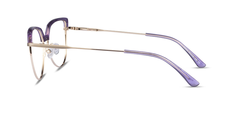 Dona--Clear Purple & Gold