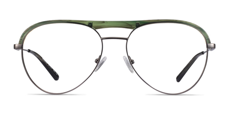 Mission--Green Striped & Gunmetal