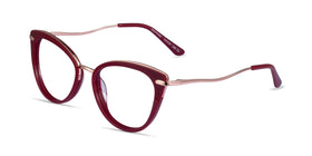 Dauphine--Burgundy Rose Gold
