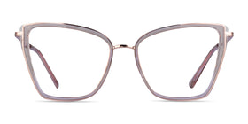 Jacqueline--Clear Champagne Rose Gold