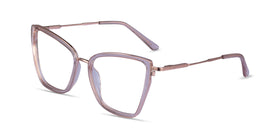 Jacqueline--Clear Champagne Rose Gold