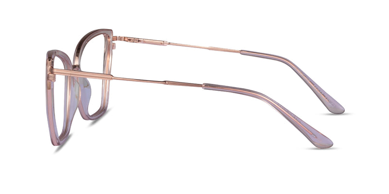 Jacqueline--Clear Champagne Rose Gold