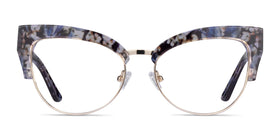 Freesia--Purple Floral Gold