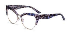 Freesia--Purple Floral Gold