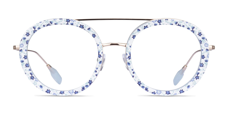 Plumeria--Blue Floral