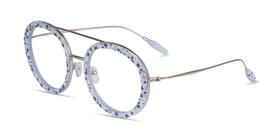 Plumeria--Blue Floral