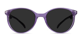 Talent--Clear Purple Floral