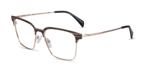 Evergreen--Gold & Striped Wood